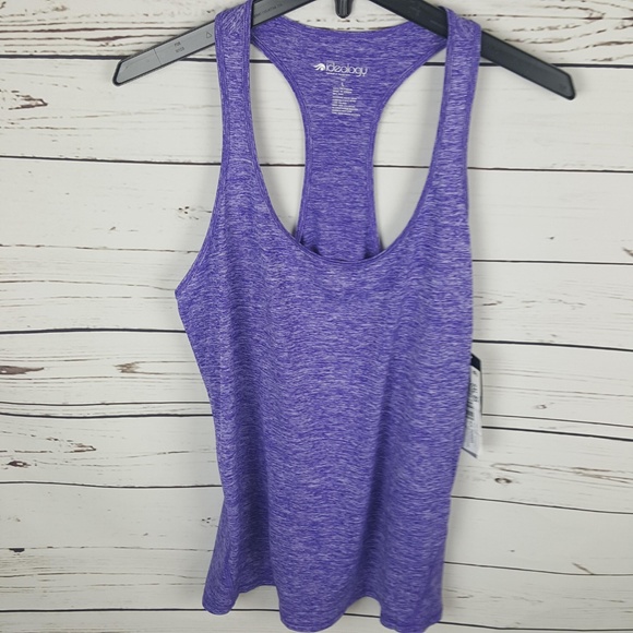 Rapidry Heathered Racerback Performance Tank Top - Picture 4 of 6